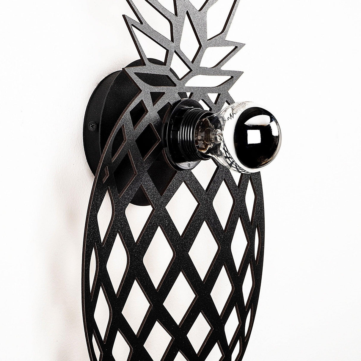 Aplica De Perete Ananas, Negru