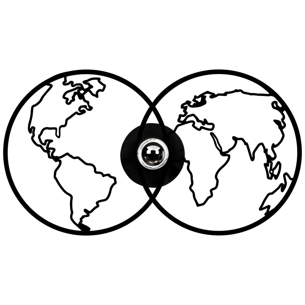 Aplica De Perete Didi, Negru