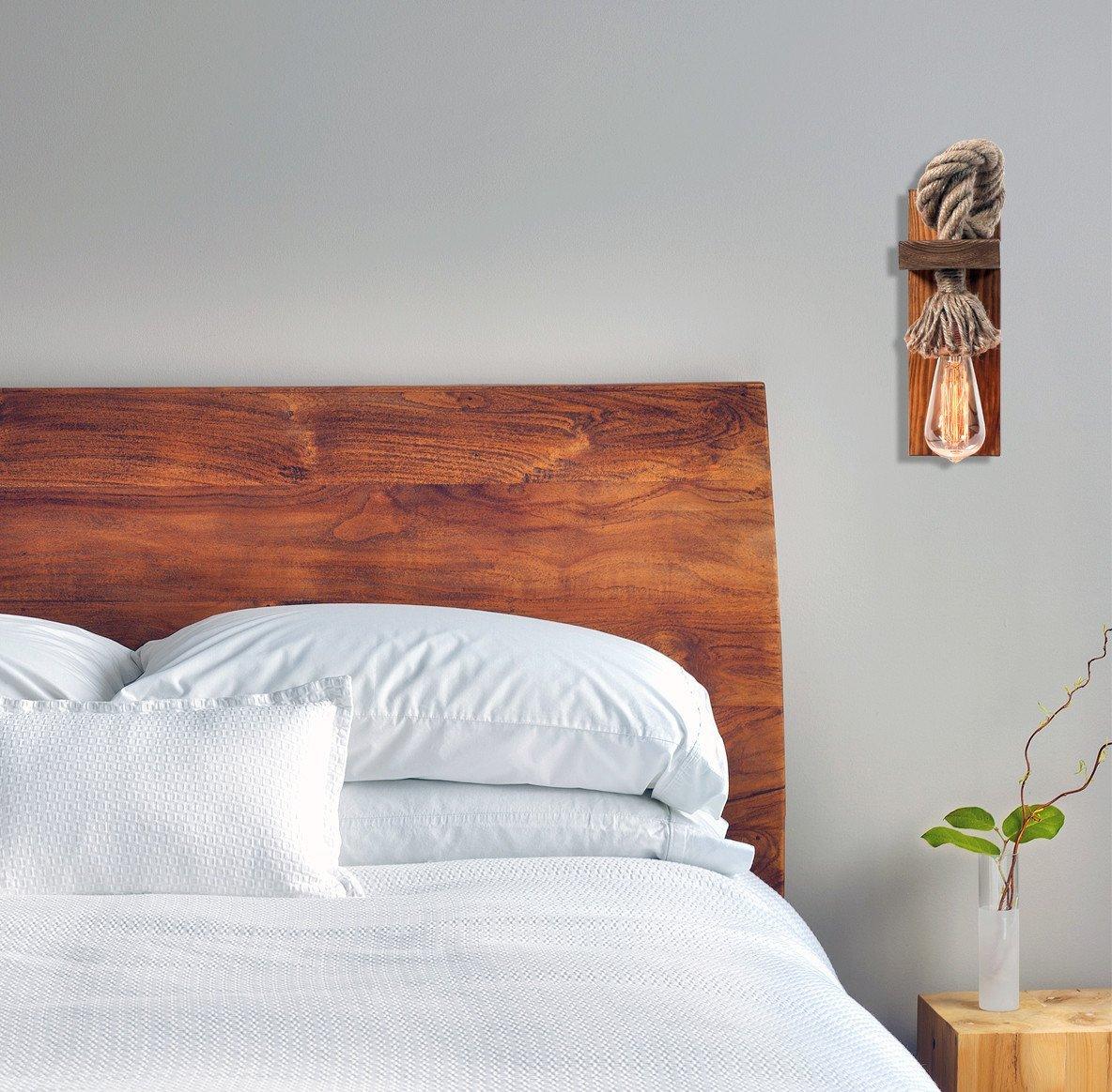 Aplica de perete Exolamp, Maro/Auriu