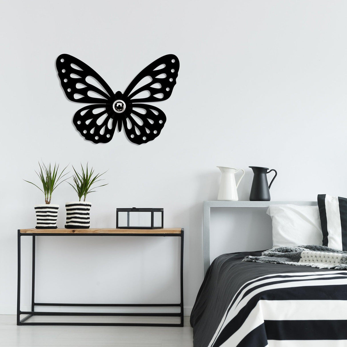 Aplica De Perete Fluturas, Negru