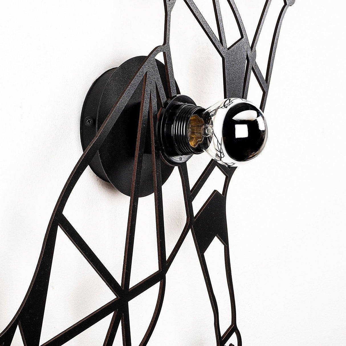 Aplica De Perete Pisica, Negru