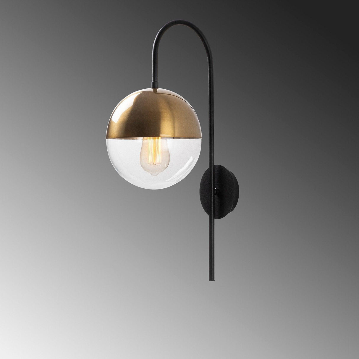 Aplica de perete Sunflux, Negru