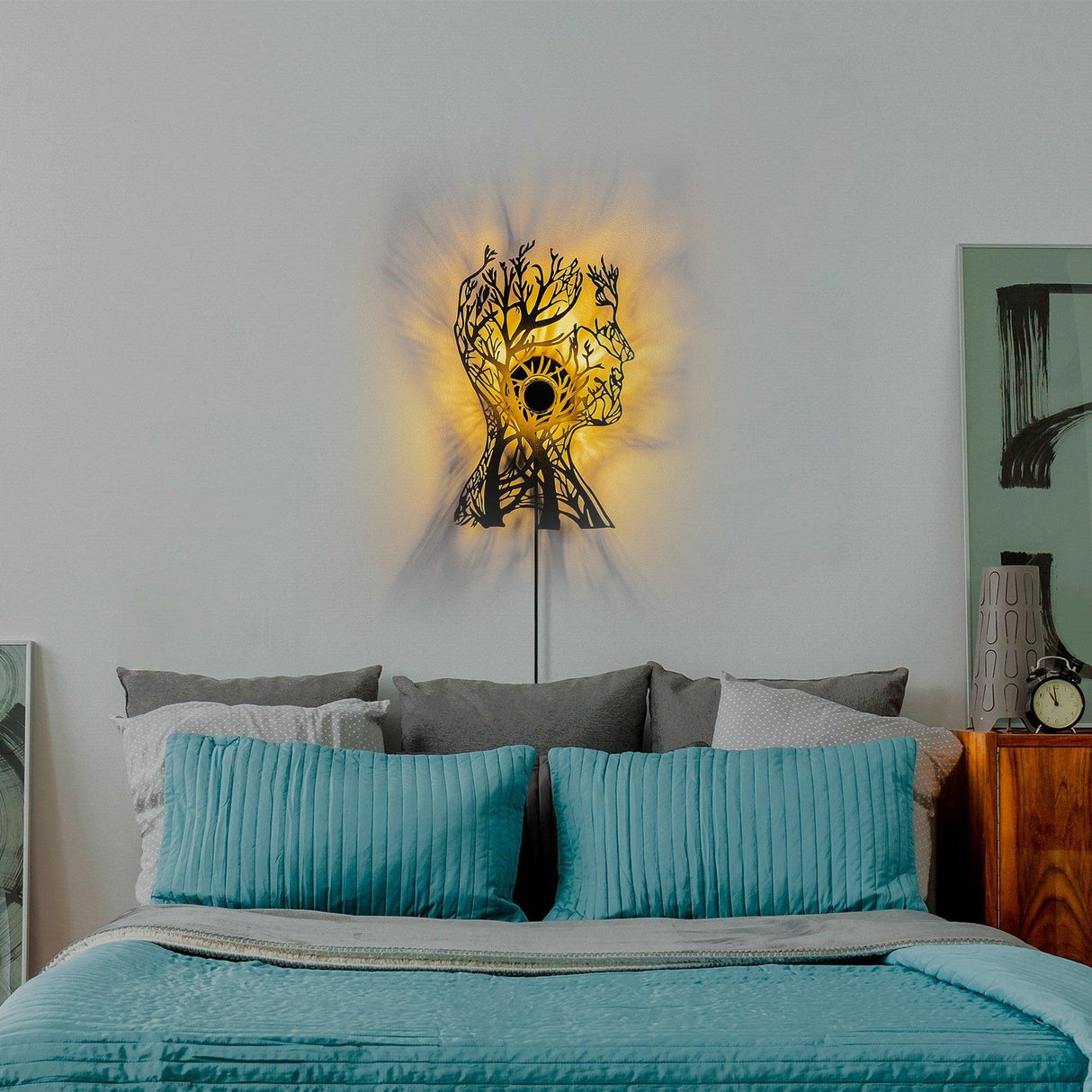 Aplica De Perete Tree, Negru