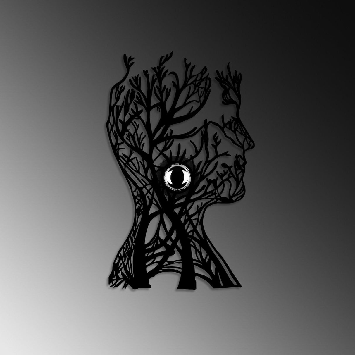 Aplica De Perete Tree, Negru