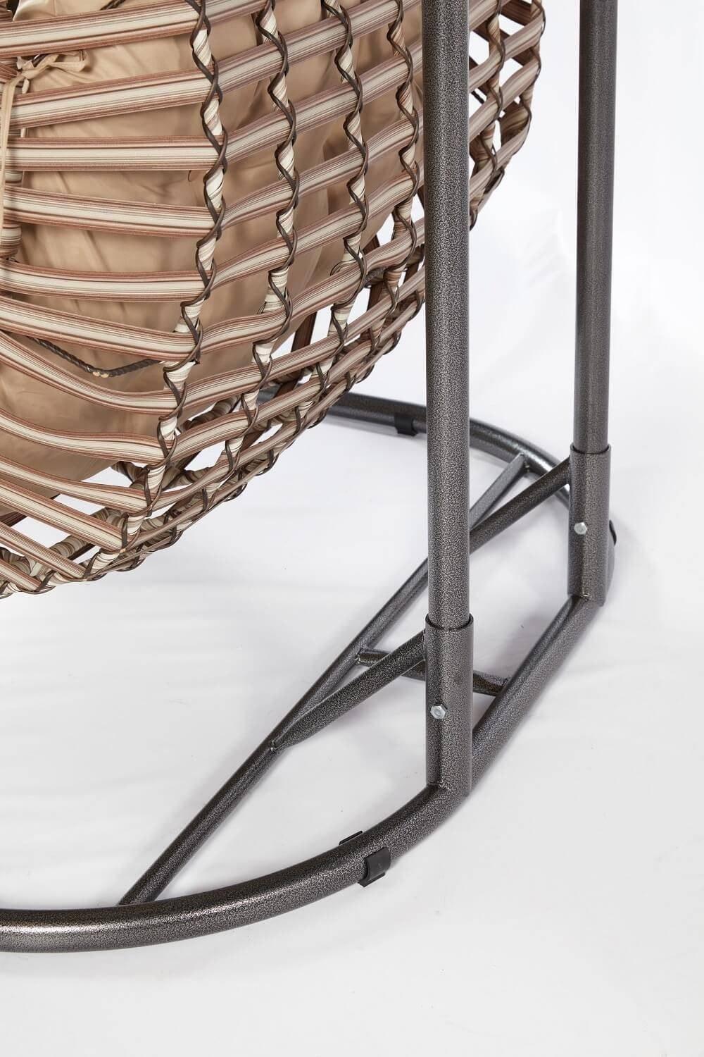 Balansoar de gradina cu 2 locuri Fethiye, Crem, 173 X 214 X 120 Cm