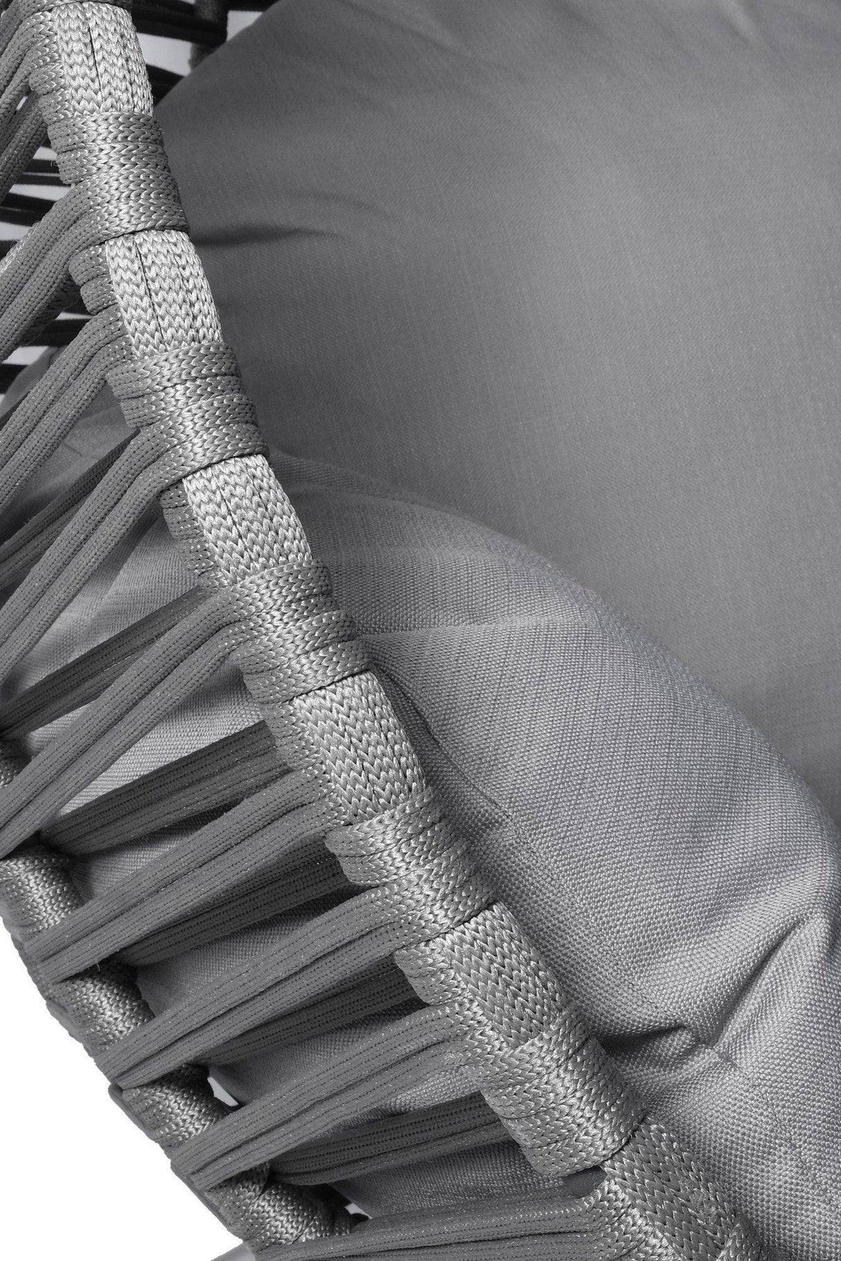 Balansoar de Gradina cu un singur loc Fistik, Gri, 110 X 196 X 110 Cm