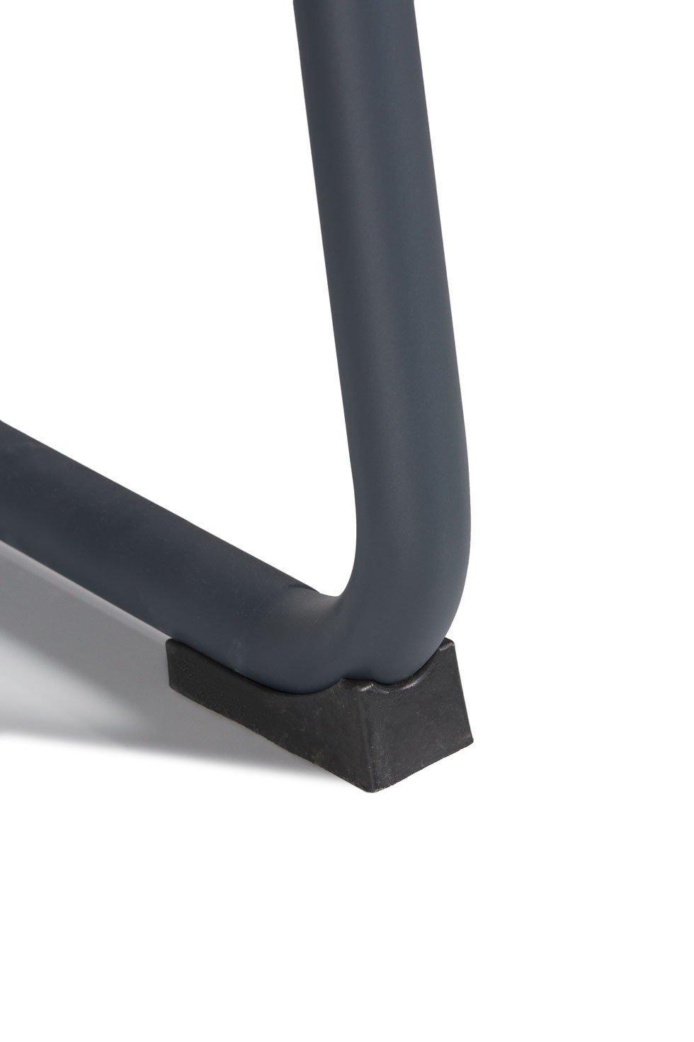 Balansoar de gradina extensibila 3 locuri cu suport pahare Braila, Albastru Alb, 200 x 165 x 110 cm