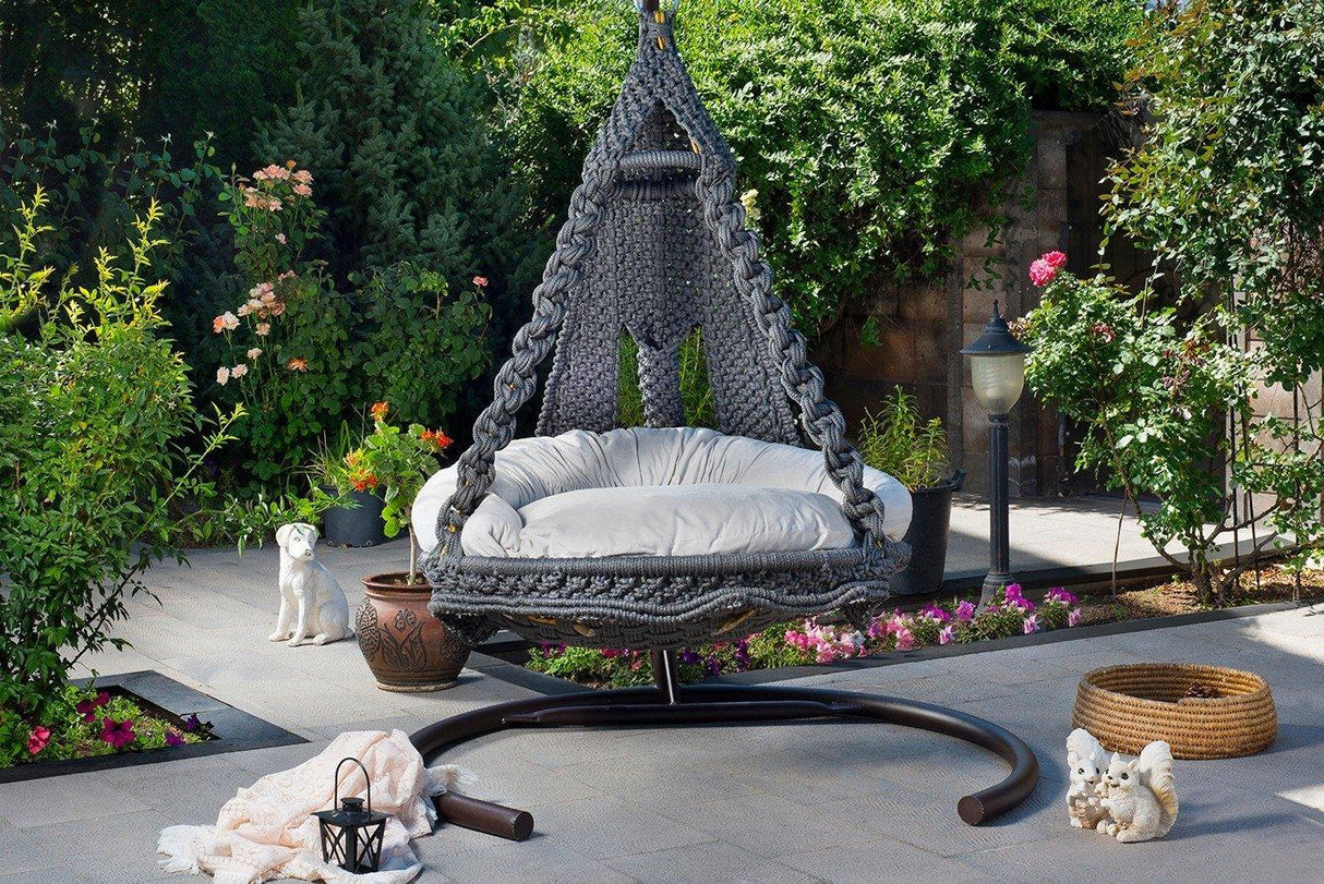 Balansoar de gradina Spider, Gri