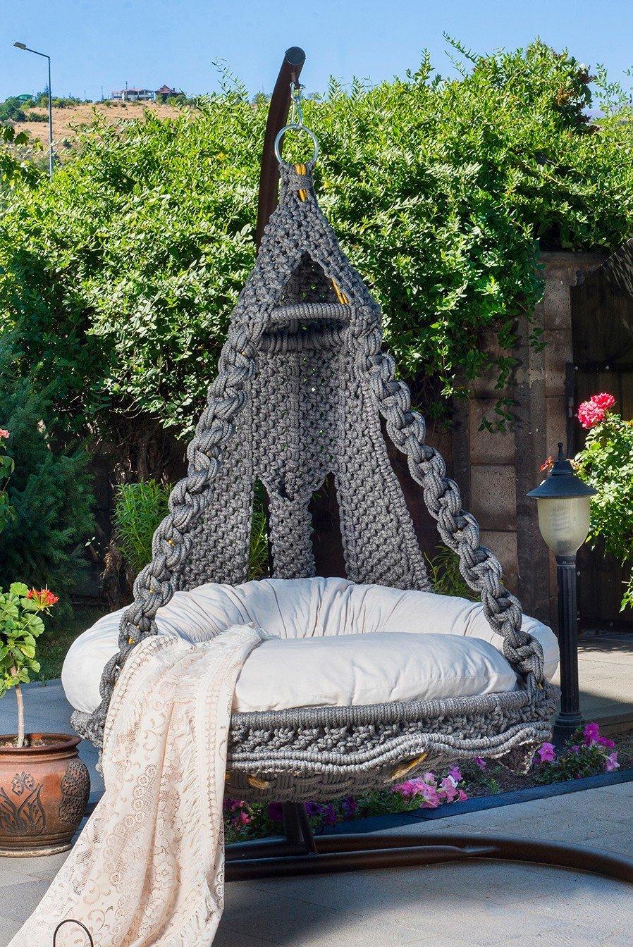 Balansoar de gradina Spider, Gri