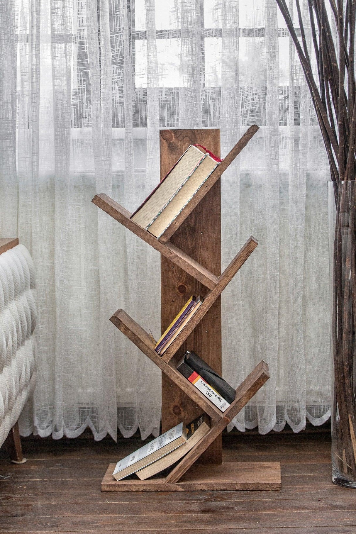 Biblioteca Cemo Elegant, Nuc, 35 x 90 x 18 cm