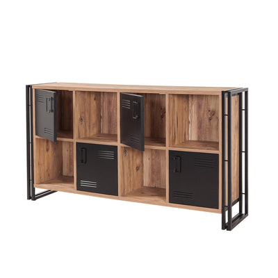 Biblioteca CosmoMatrix, Stejar, 164x89x35 cm