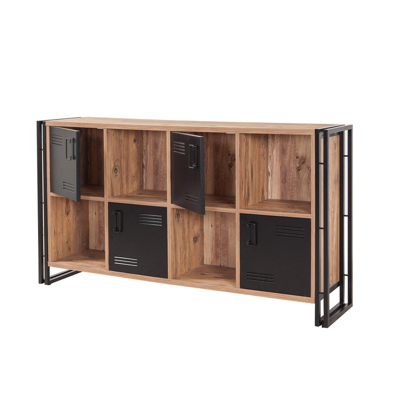 Biblioteca CosmoMatrix, Stejar, 164x89x35 cm