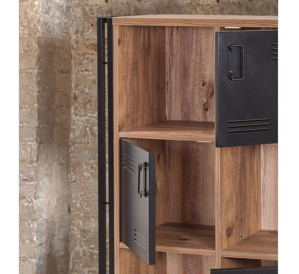 Biblioteca CosmoNeva, Stejar, 89x127x35 cm