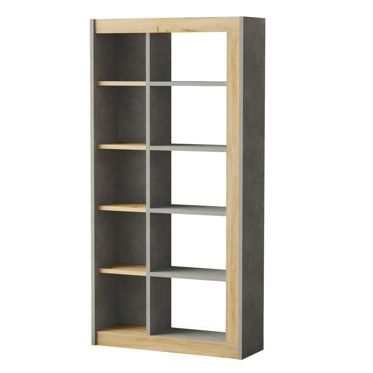 Biblioteca Onetor, Stejar, 75x149x25 cm