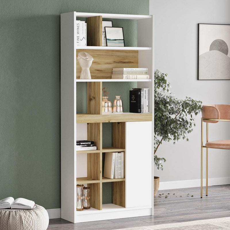 Biblioteca Yarmul, Stejar, 76x170x25 cm