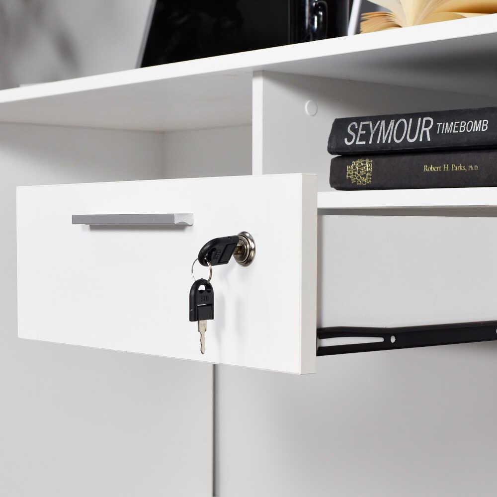 Birou Adore Concept, 120 x 75 x 60 cm - Alb