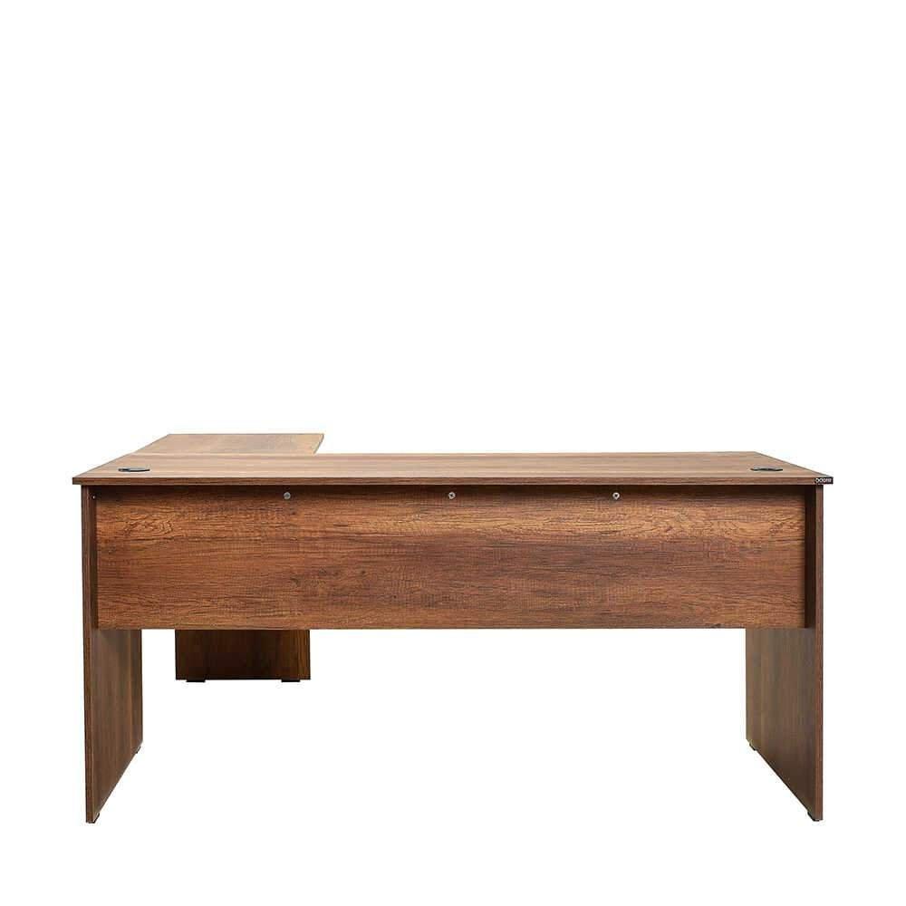 Birou Adore L Rio Office, Interschimbabil, Masa de colt, 160x75x144 cm - Maro