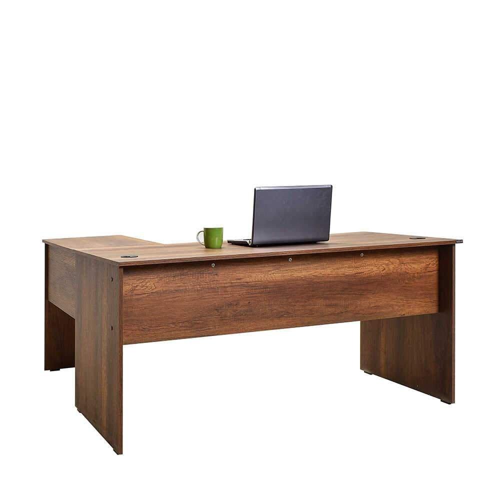 Birou Adore L Rio Office, Interschimbabil, Masa de colt, 160x75x144 cm - Maro