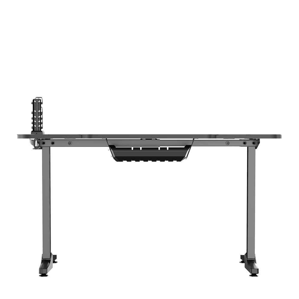 Birou Gaming Adore CARBON SERIES X9, 140 x 66 x 75 cm, suprafata carbon, mousepad, USB gamepad holder, suport pentru casti si pahar, cutie cabluri