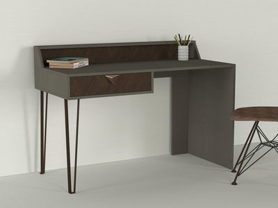 Birou Linea, Gri Inchis/Maro, 120 x 76 x 61 cm
