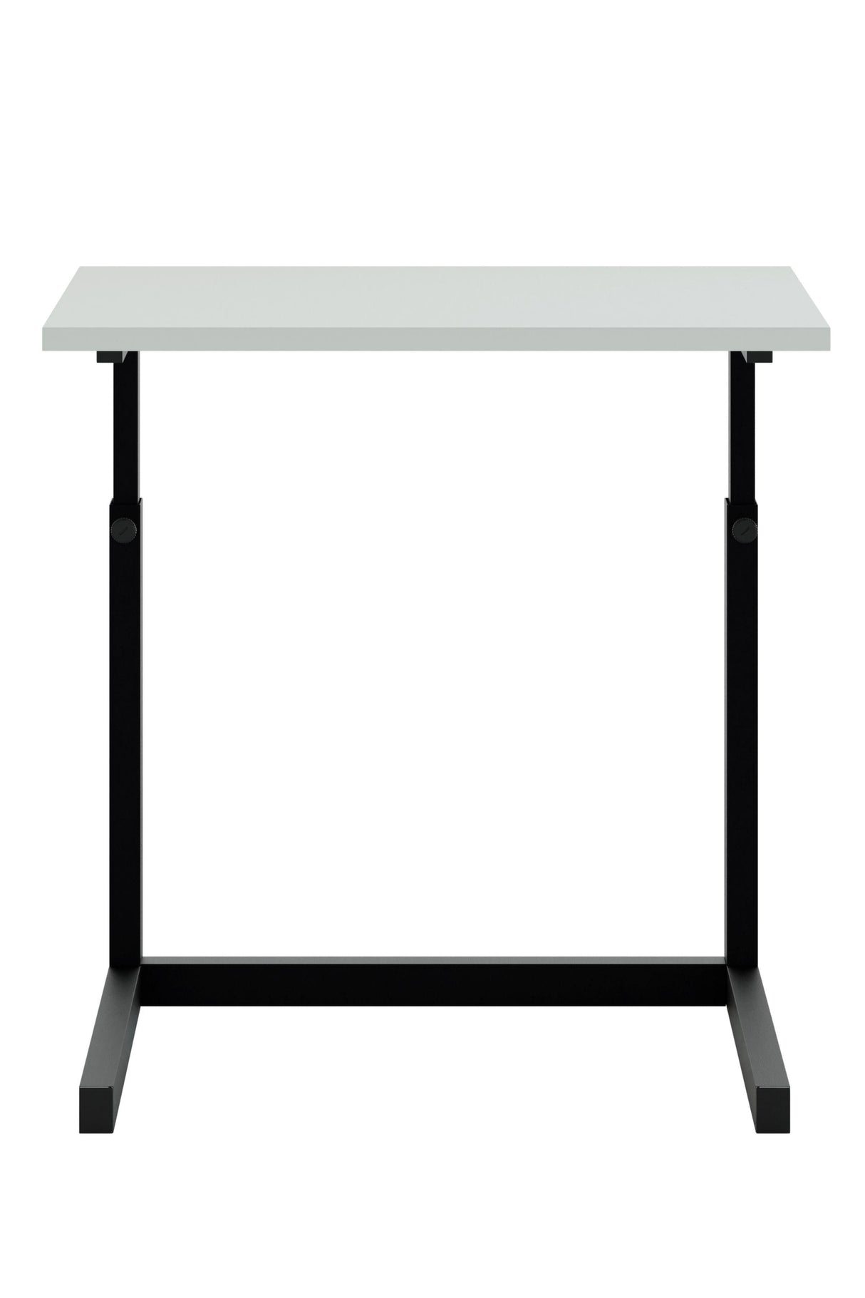 Birou Smart Laptop Reglabil, Alb, 40x60x43-73 cm