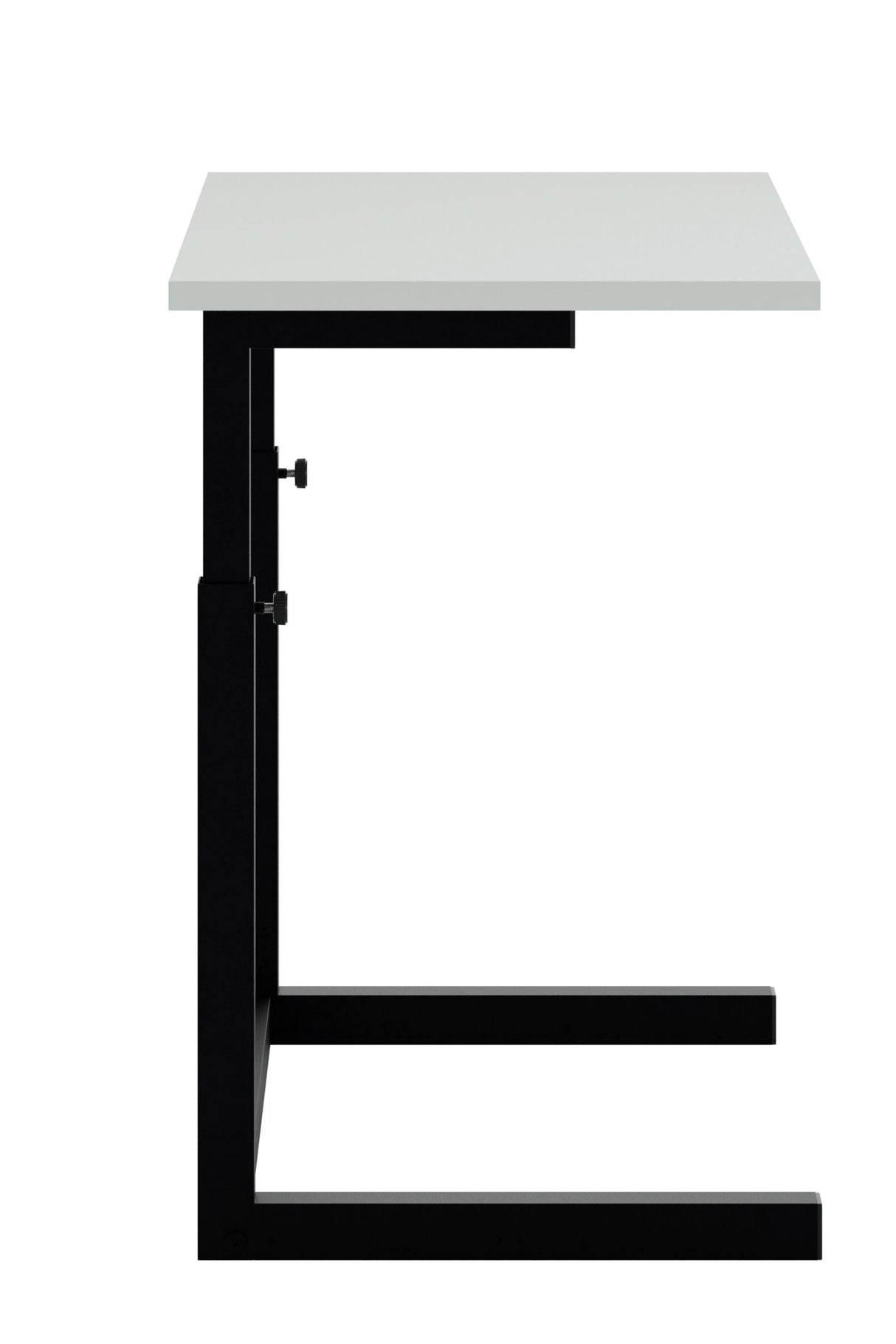 Birou Smart Laptop Reglabil, Alb, 40x60x43-73 cm