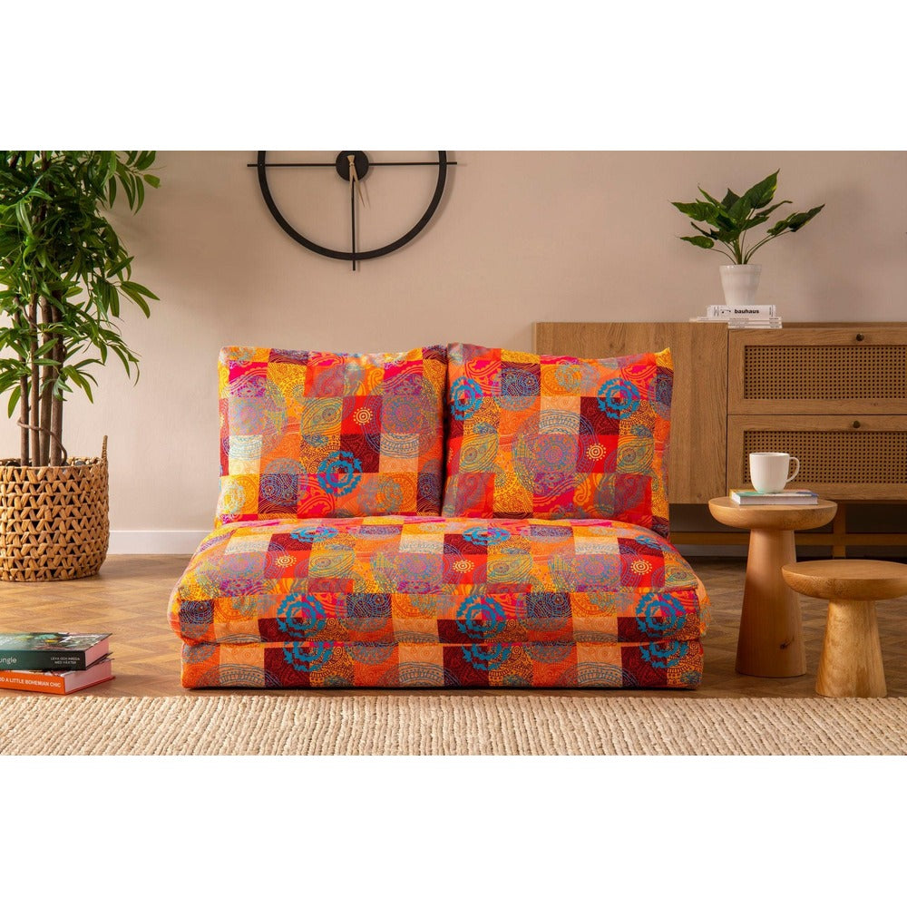 Canapea extensibila cu 2 locuri Matilda, Diverse culori, 120x62x68 cm - Multicolor