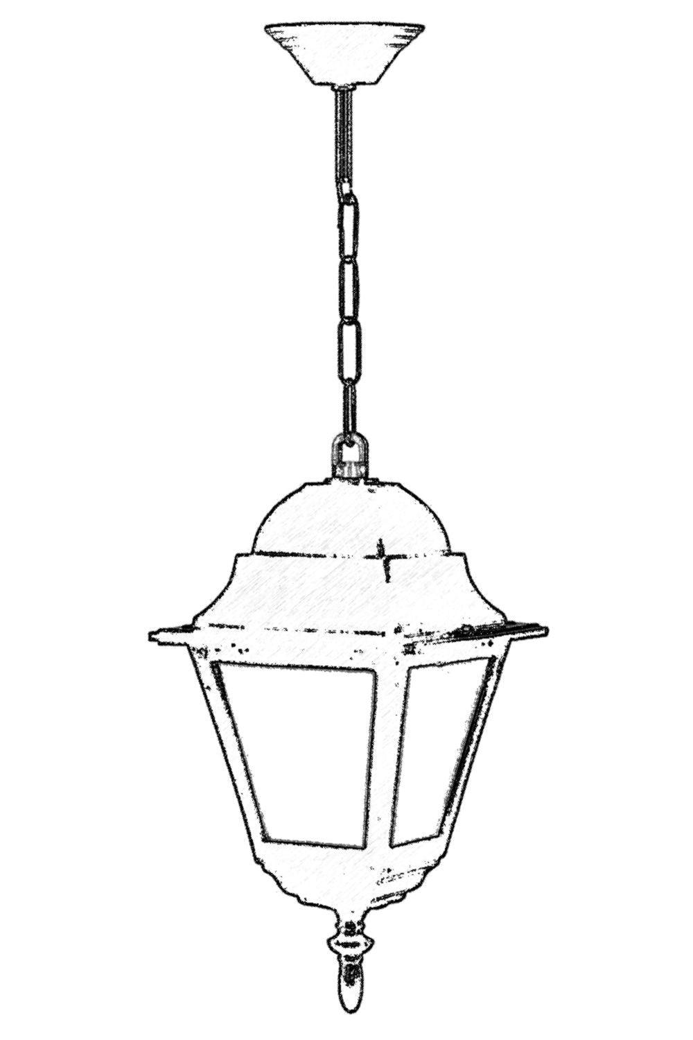 Candelabru de exterior, Negru, 18x73x18 cm