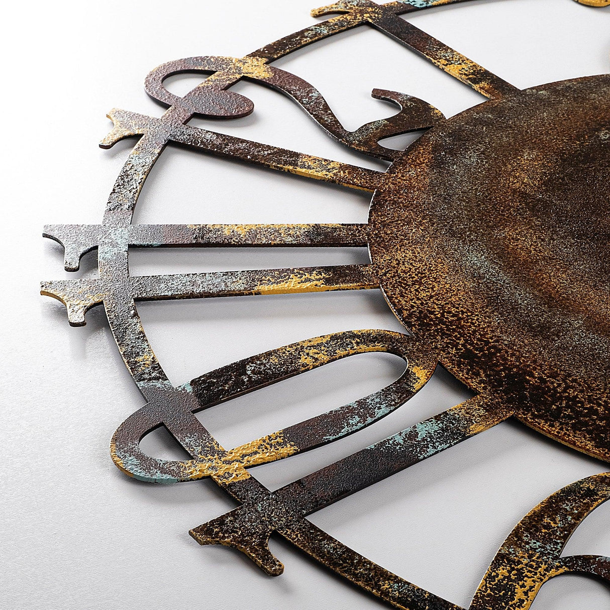 Ceas de perete Metal Wall Clock 15, Multicolor, 48x1x48 cm