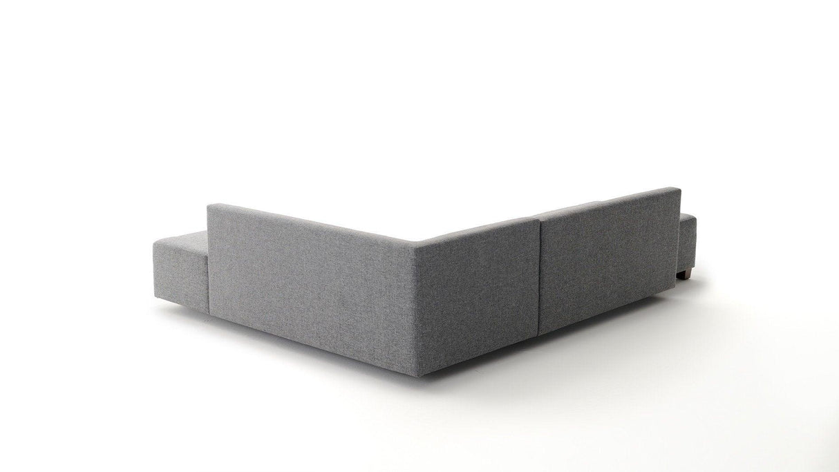 Coltar Montella Extensibil Dreapta , Gri, 280 x 85 x 206 cm