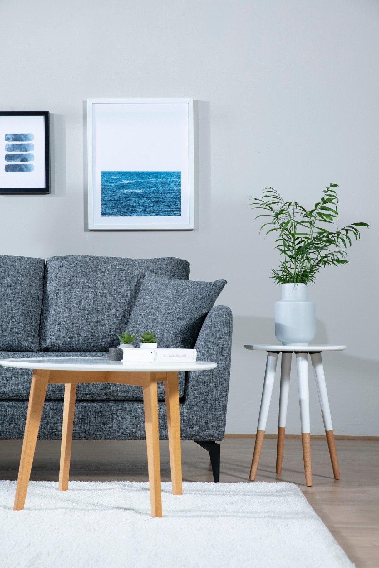 Coltar Tempo Corner Stanga, Gri Inchis, 300 x 83 x 230 cm