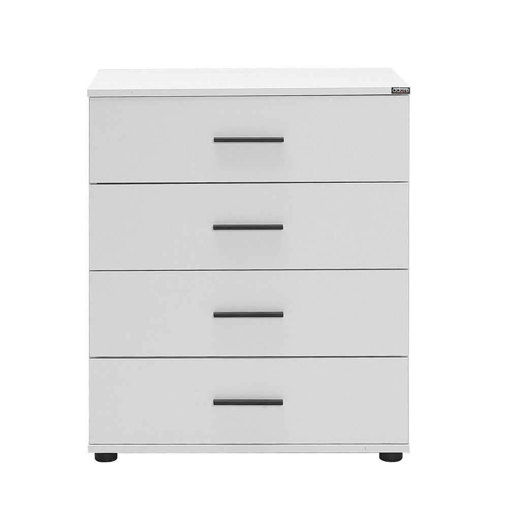 Comoda Adore White, 4 sertare, 65x78x41 cm - Alb