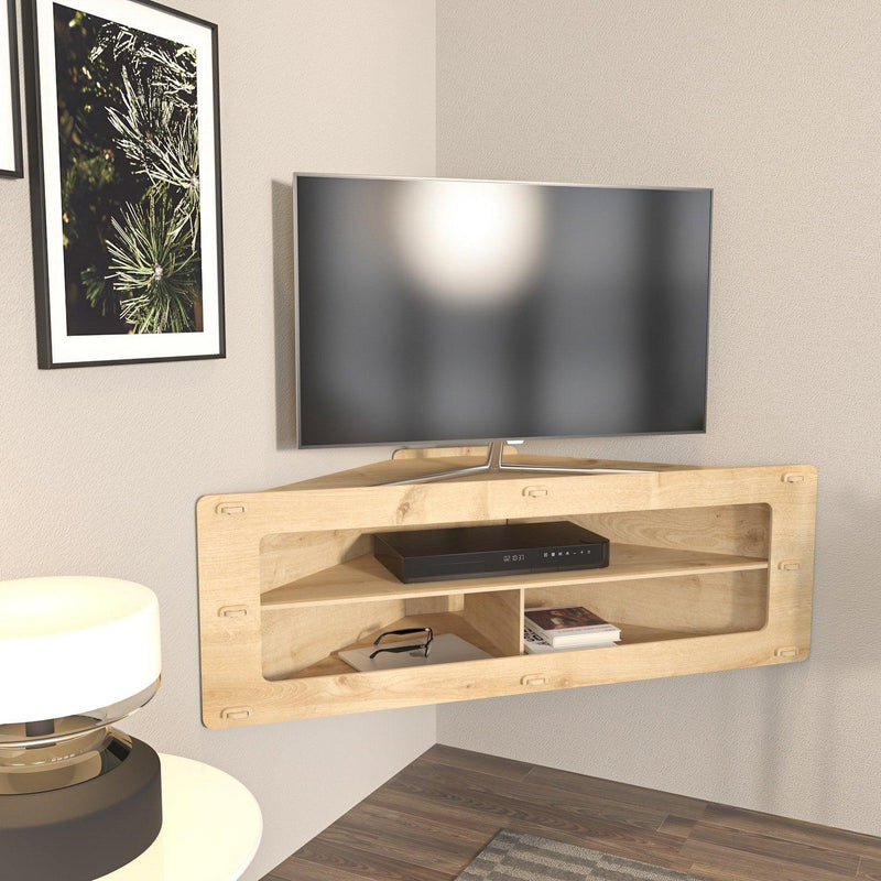 Comoda Tv Colt Lala, Stejar, 120 X 40 X 45 Cm