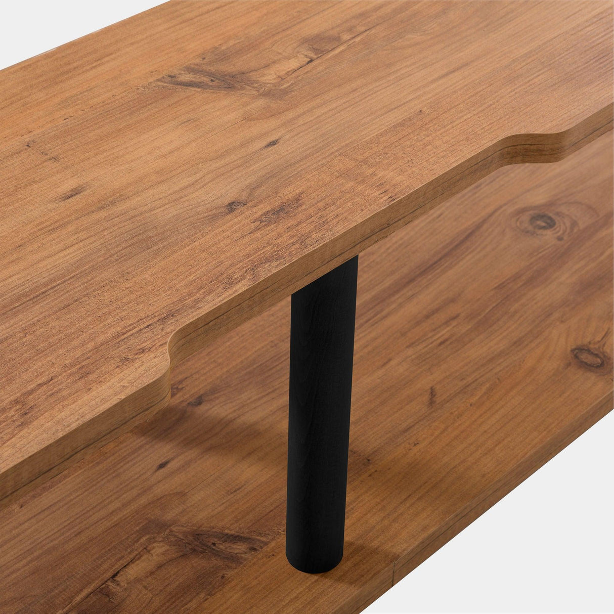 Comoda TV Hustar, Negru - Stejar, 180 x 44 x 35 cm