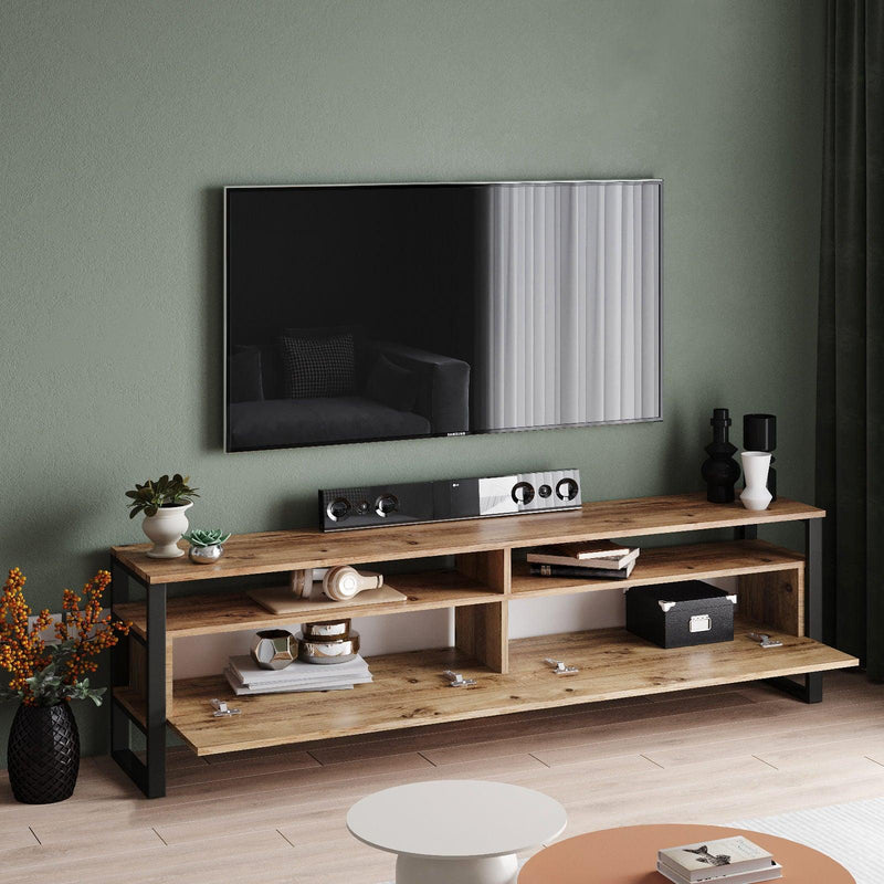 Comoda TV Telvira 19, Stejar, 180x56x36 cm