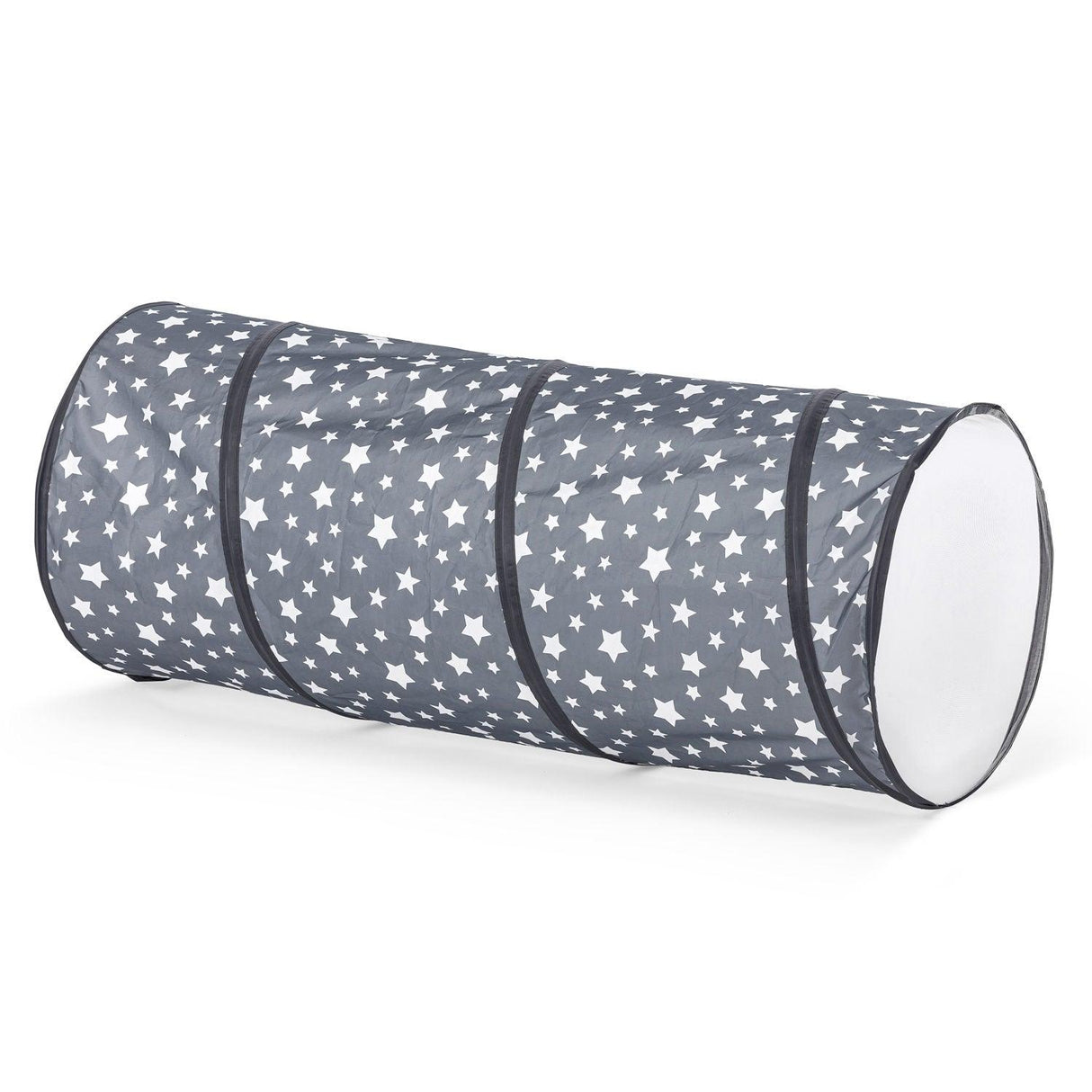 Cort de Joacă si Tunnel 2 in 1 Pentru Copii, Gri, 100x130x100 cm