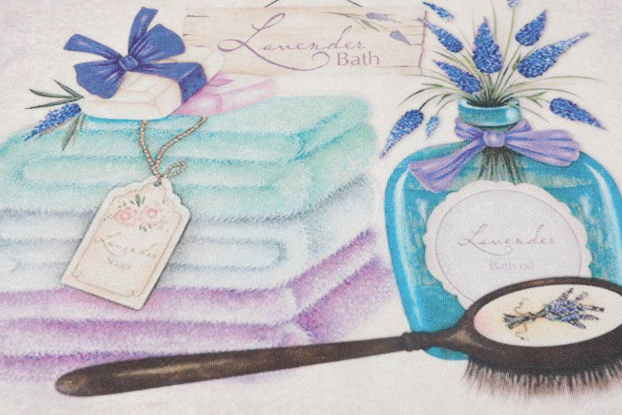 Covor de baie, Albastru