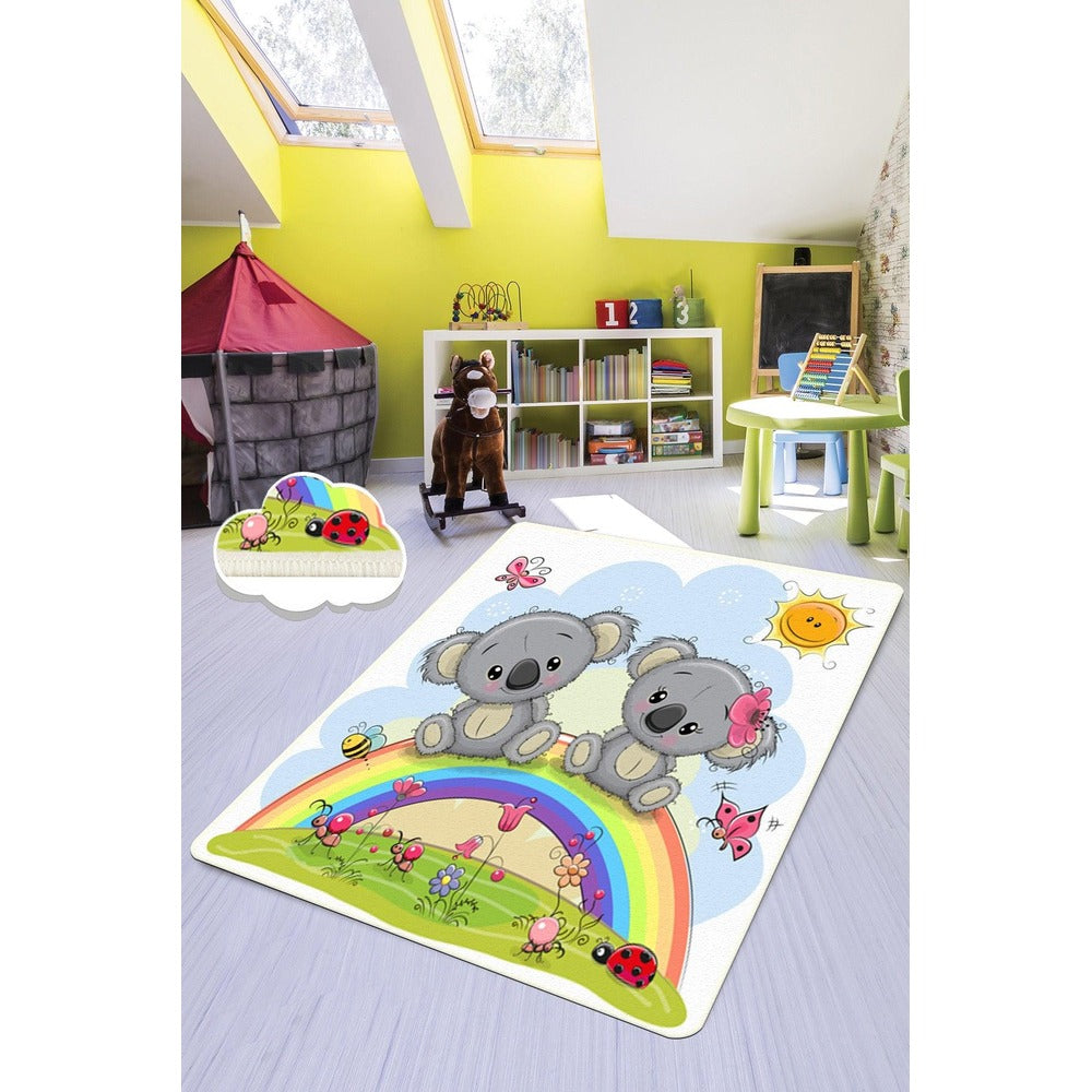 Covor de Copii Rainbow Elephants, Multicolor (diverse dimensiuni) - Multicolor
