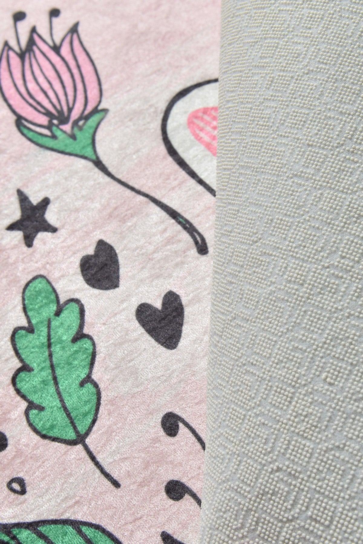 Covor de Copii Rotund Pisica Sophie, Multicolor, 200x200 cm