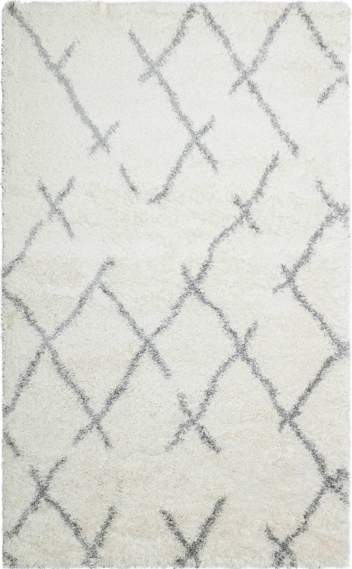 Covor de living / dormitor Maze Home LOFT, Crem - Gri, 120x180 cm