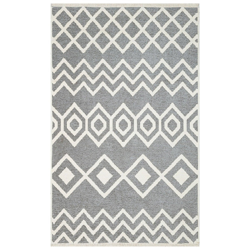 Covor de living / dormitor Maze Home Mondo Reversibil, Harmony, Gri (diverse dimensiuni), 120x180 cm - Gri