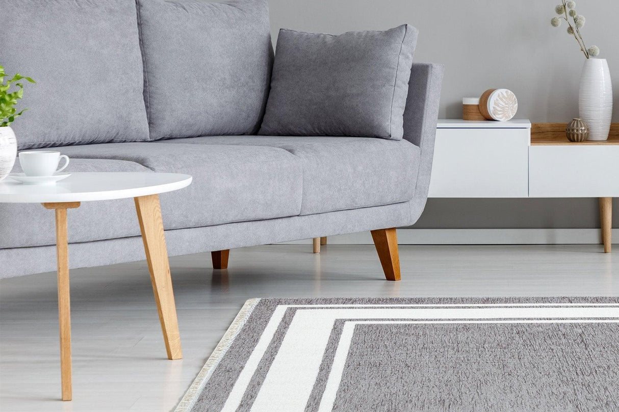 Covor Maze Home NOA, Reversibil, Grey White - Adorehome.ro - Covoare - Maze - NK 06 GREY WHITE _ 75*150