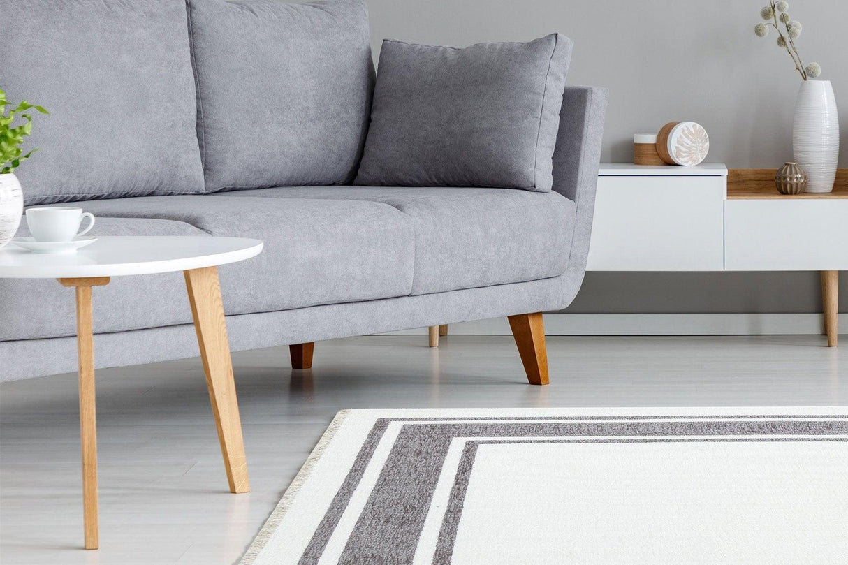 Covor Maze Home NOA, Reversibil, Grey White - Adorehome.ro - Covoare - Maze - NK 06 GREY WHITE _ 75*150