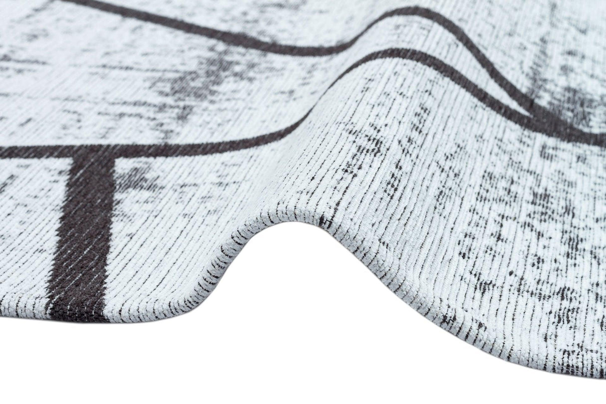 Covor de living / dormitor Maze Home PALMA, Antracit, 160x230 cm