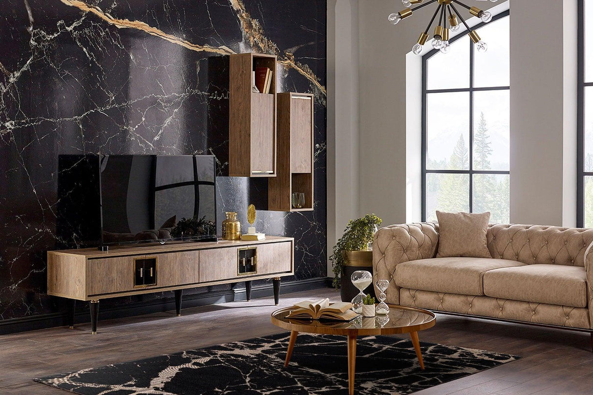 Covor Maze Home SMART, Black Gold XW - Adorehome.ro - Covoare - Maze - SM 21 BLACK GOLD XW _ 120*180