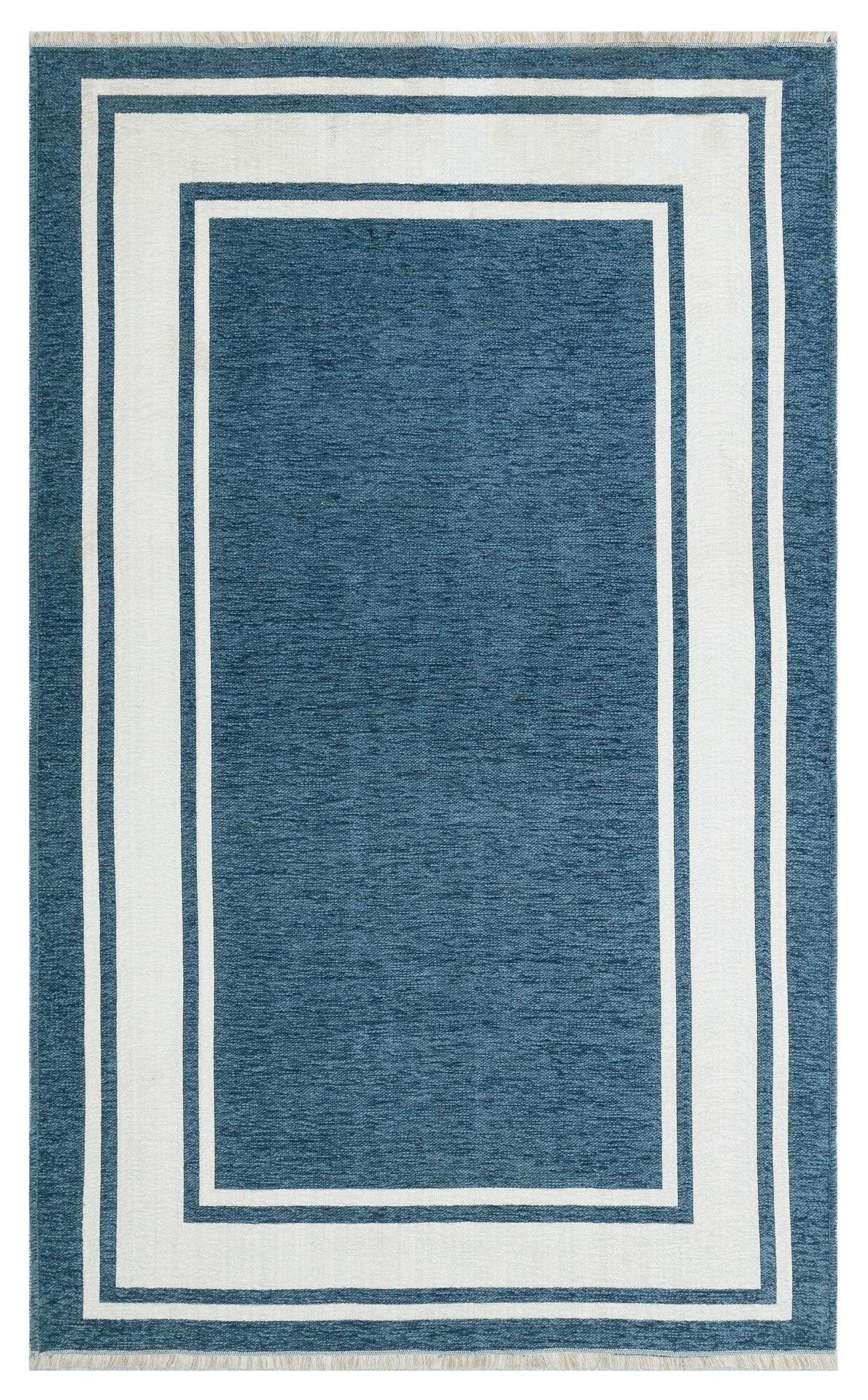 Covor Maze Home NOA, Reversibil, Blue White - Adorehome.ro - Covoare - Maze - NK 06 BLUE WHITE _ 75*150