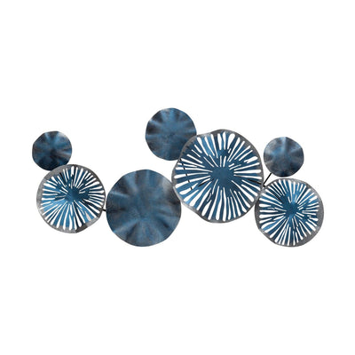 Decoratiune de perete Metal Astrid, Multicolor, 35x0,08x79 cm