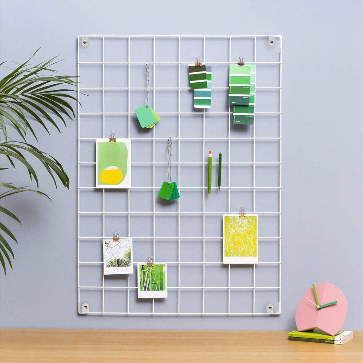 Decoratiune de perete Metal Evila Originals, alb, 70x3x50 cm