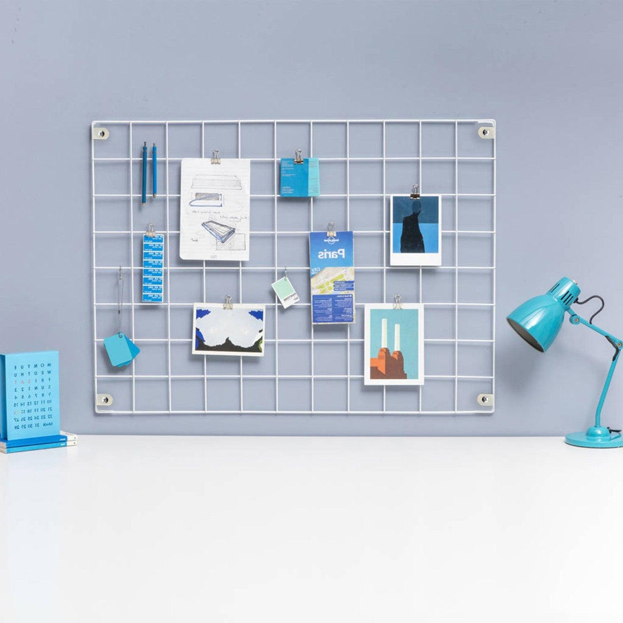 Decoratiune de perete Metal Evila Originals, alb, 70x3x50 cm