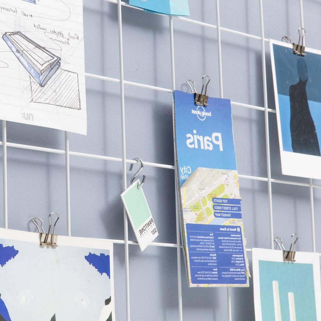 Decoratiune de perete Metal Evila Originals, alb, 70x3x50 cm